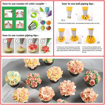 Cake Decorating Kit, 357 Pcs Baking Supplies