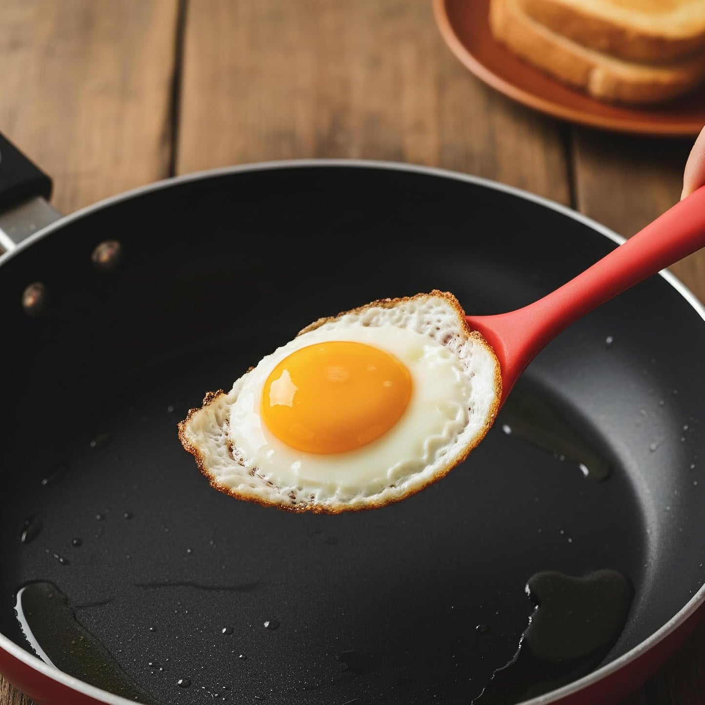 Farberware Professional Silicone Cooking Spoon – Heat Resistant to 450F, Safe for Nonstick Cookware – 11.5 Inch Kitchen Utensil for Stirring, Mixing, Basting, and Serving, Dishwasher Safe