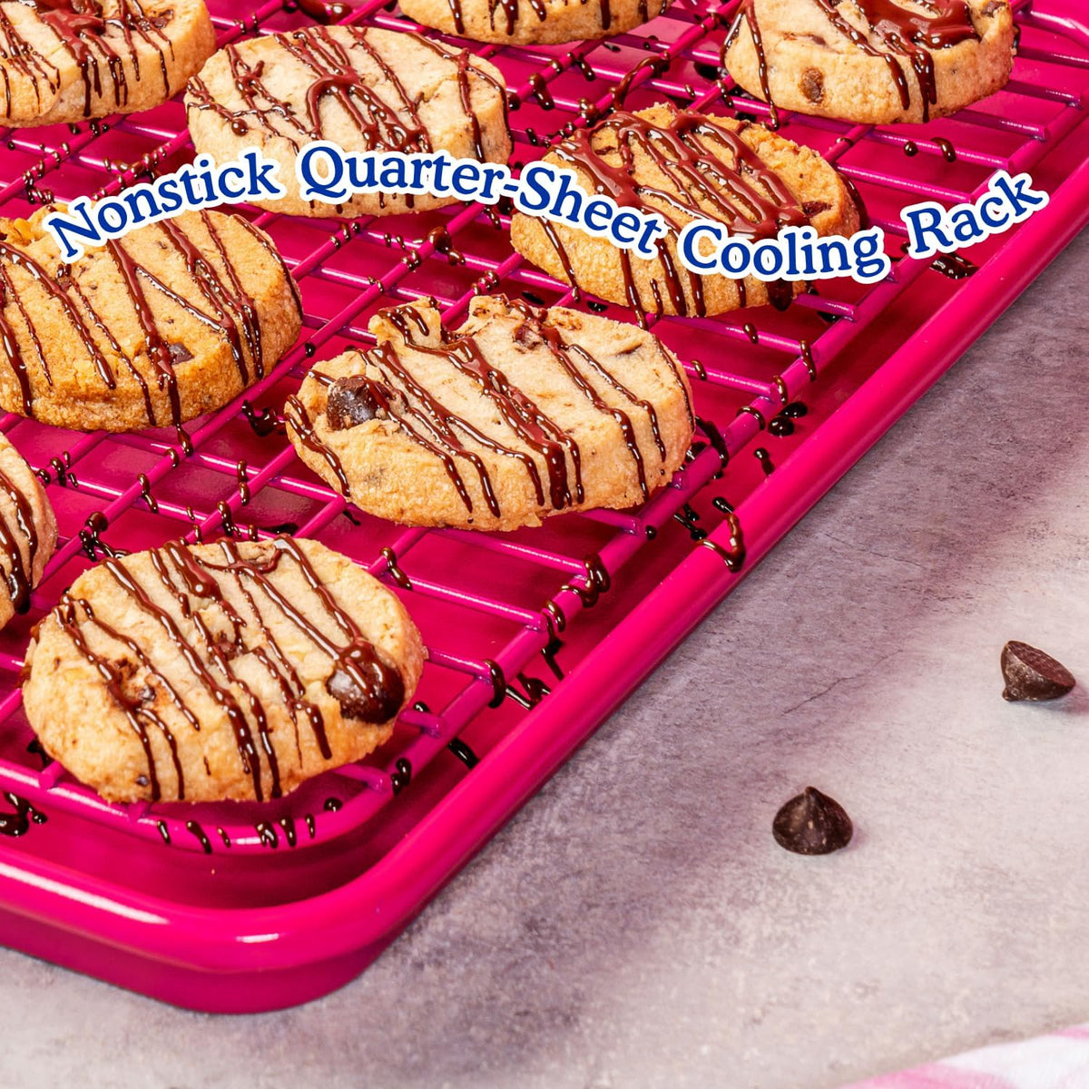 Great Jones Non Stick Wire Cooling Rack (Blueberry) – Fits Half Sheet
