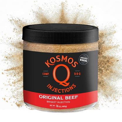 Kosmos Q Original BBQ Pork Injection, Meat Marinade, 16 Oz