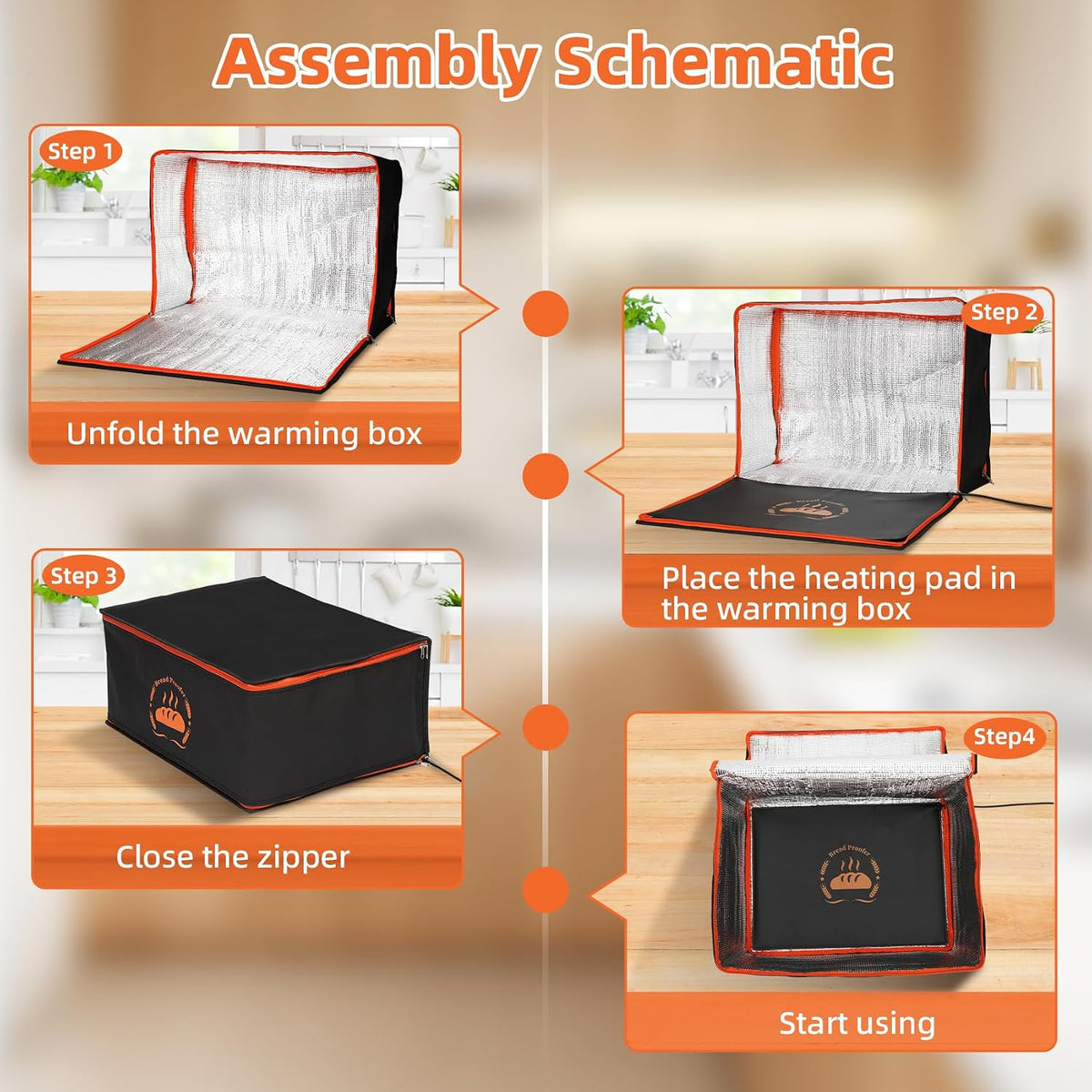 Bread Proofing Box Used to give Sufficient Temperature for Bread Proofing