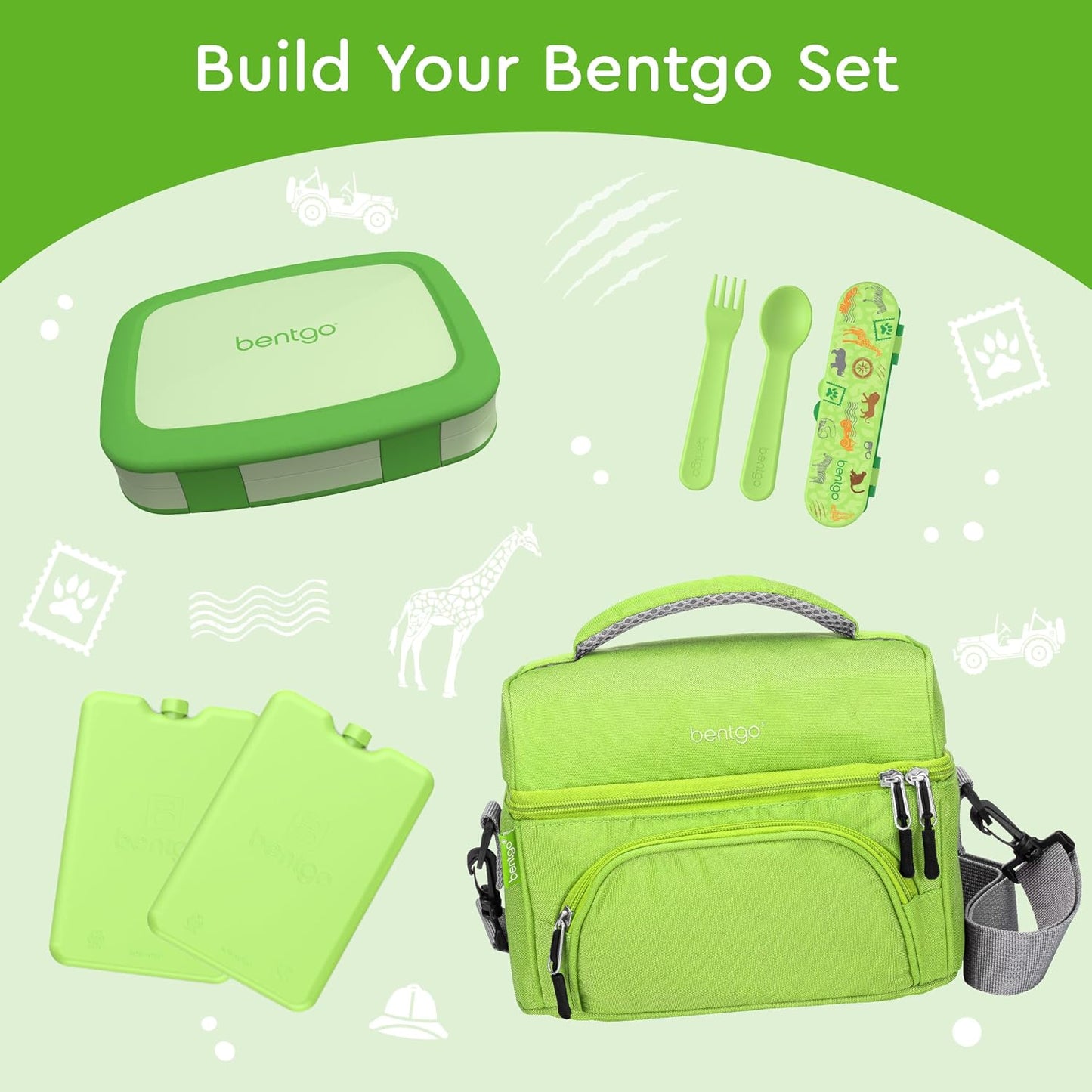 Bentgo Kids Bento-Style 5-Compartment Leak-Proof Lunch Box - Ideal Portion Sizes for Ages 3 to 7 - Durable, Drop-Proof, Dishwasher Safe, PFAS & BPA-Free & Made with Food-Safe Materials (Purple)