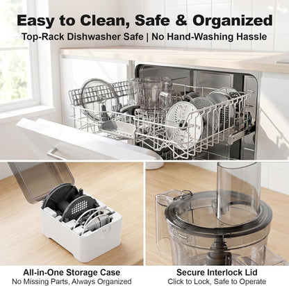Food Processor Attachment for KitchenAid, 5-in-1 Vegetable Chopper & Dicer