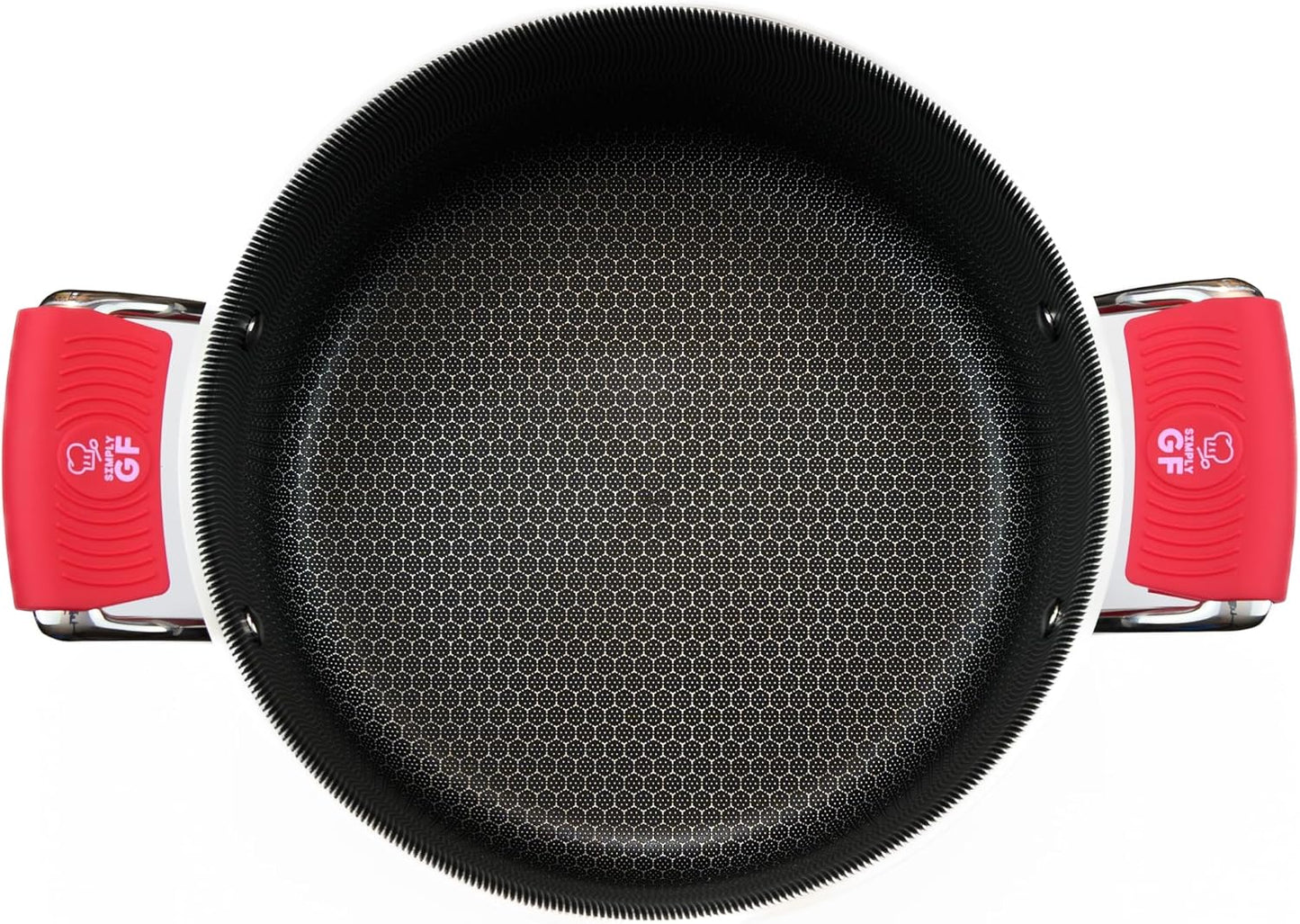 Silicone Pot Handle Covers: Non Slip, BPA Free & Heat Resistant Cast Iron Skillet Handle Covers - Silicone Pan Handles Sleeve, Clearly Labeled Gluten-Free, 4 Pack