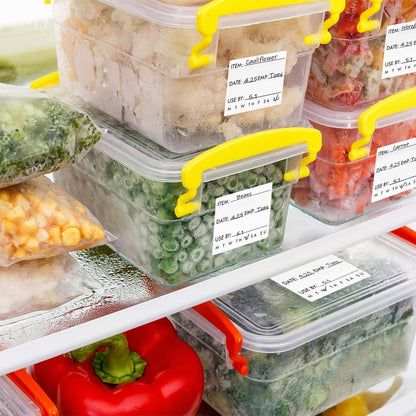 L LIKED 250 Dissolvable Labels 2"x 2" Use By Food Rotation Storage Label