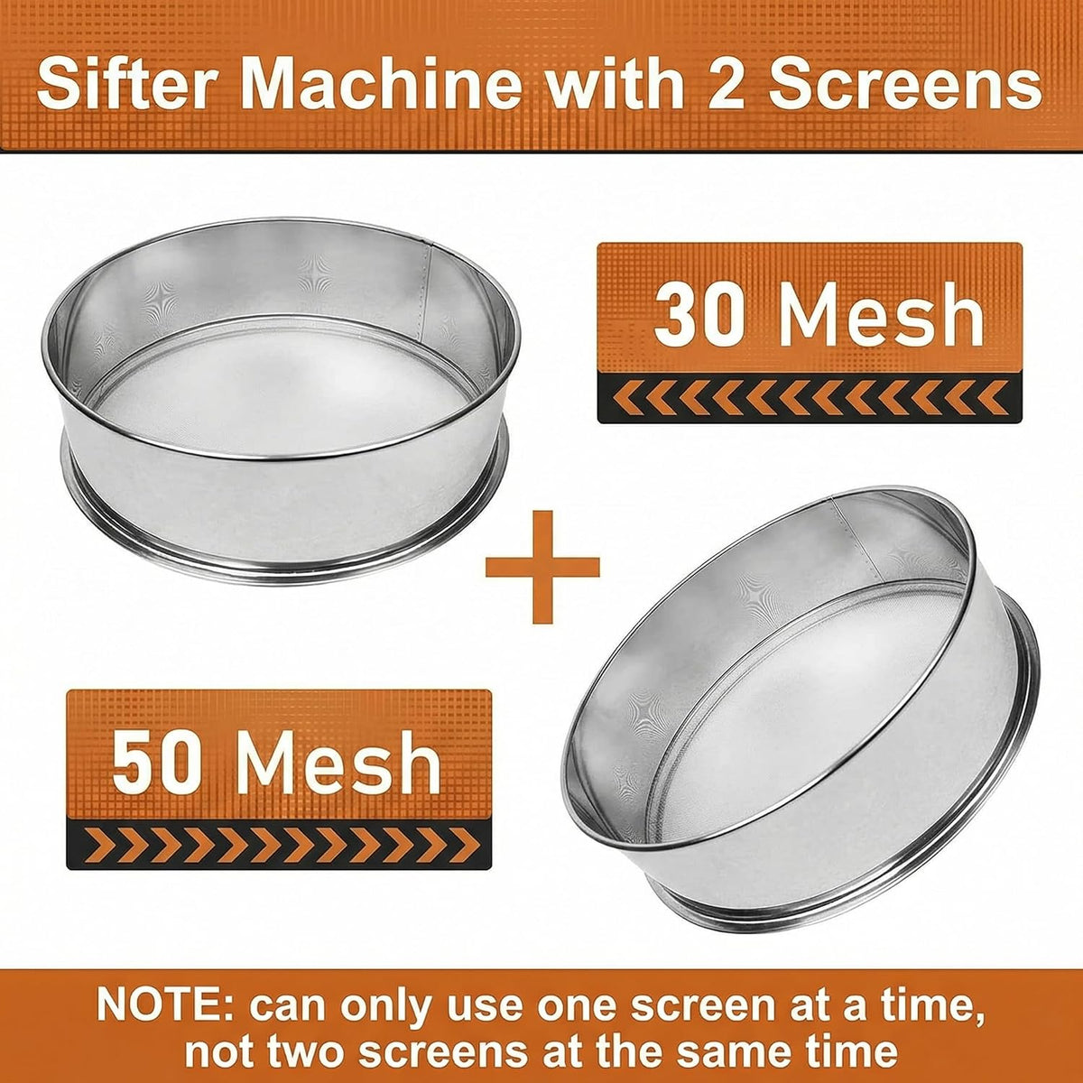 Sidasu Automatic Sieve Shaker Machine,Vibrating Sifter with 30&50 Screens
