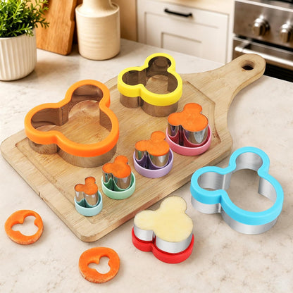 laxizar 10 Pcs Round Cookie Cutters Set Stainless Steel Biscuit Cutter