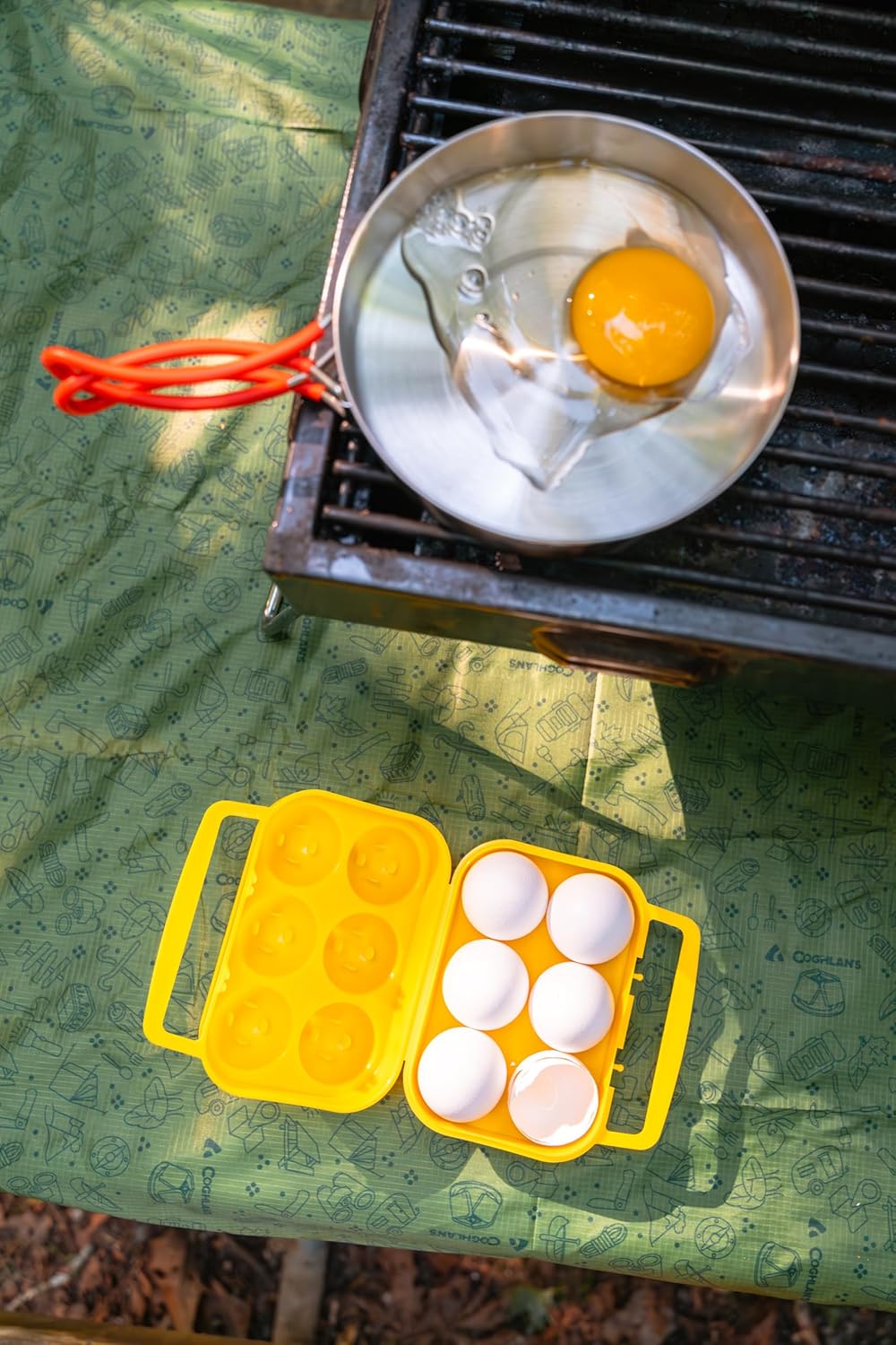 Coghlan's 12-Count Camping Egg Holder – Durable, Compact, Lightweight Storage Container for Outdoor Cooking, Travel, and Camping Adventures