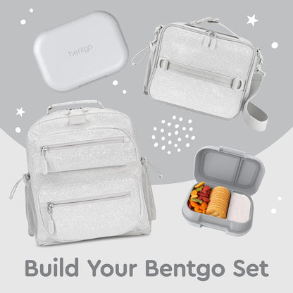 Bentgo Chill Kids Leak-Proof Lunch Box - 4-Compartment Bento Box with Built-In Ice Pack, 3.3 Cup Capacity, PFAS & BPA-Free, Microwave & Dishwasher Safe, Ideal Size for Ages 3 to 7 (Truly Teal)