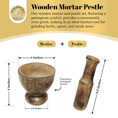 Cast Iron Cauldron Mortar and Pestle Set (MP3-Cauldron Mortar & Pestle)