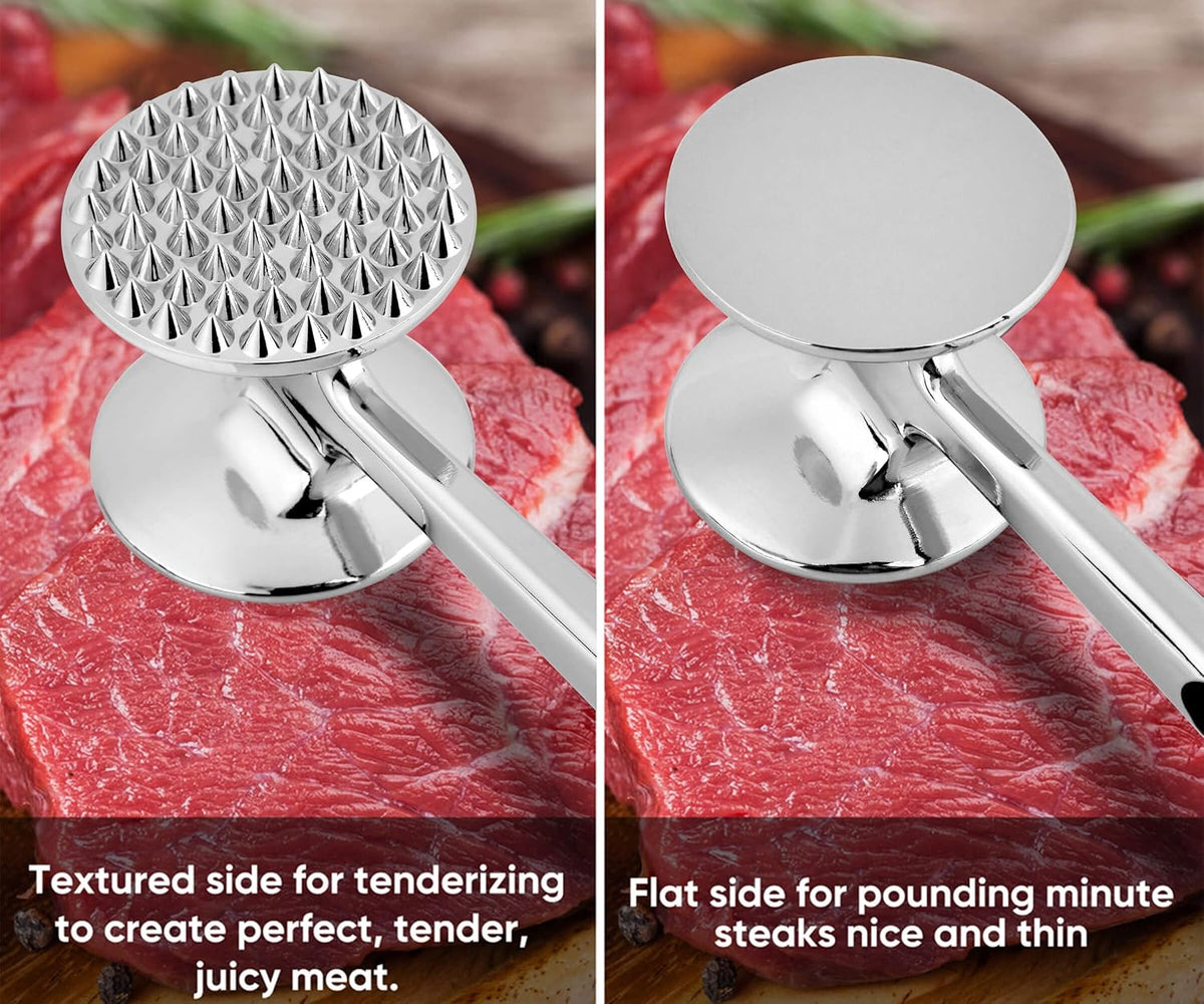 Meat Tenderizer Kitchen Mallet Hammer Tool Manual Pounder For Tenderizing Chicken Steak Beef Poultry