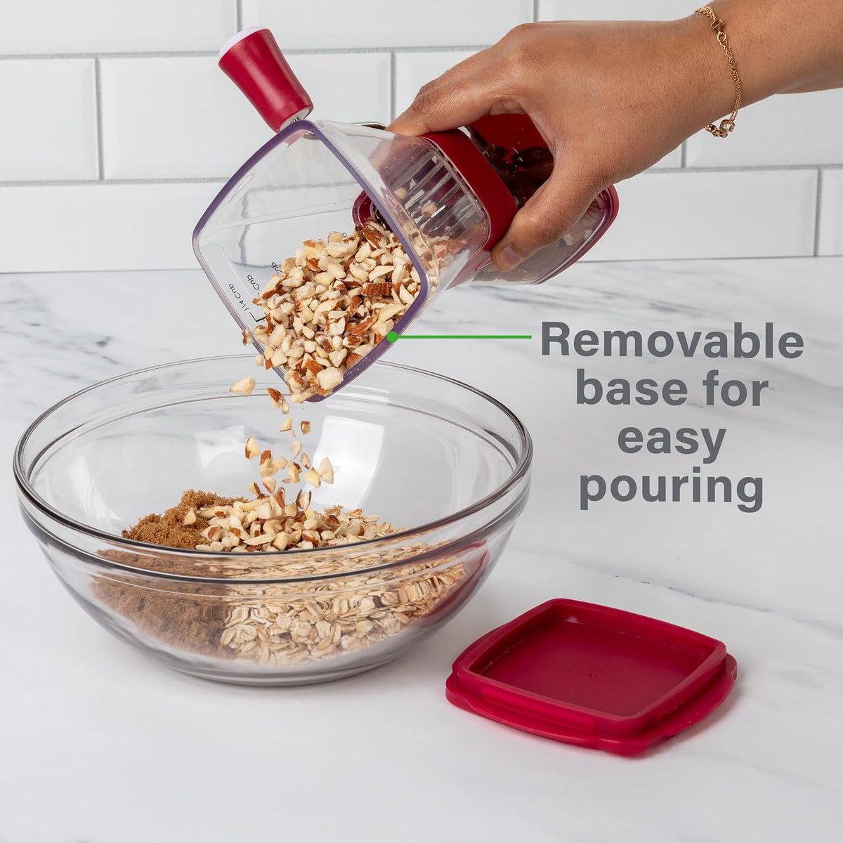 Progressive International Prepworks NUT Chopper, One Size (White)