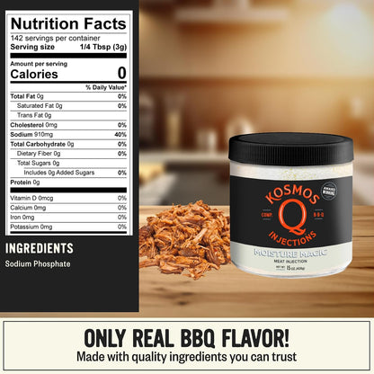Kosmos Q Original BBQ Pork Injection, Meat Marinade, 16 Oz