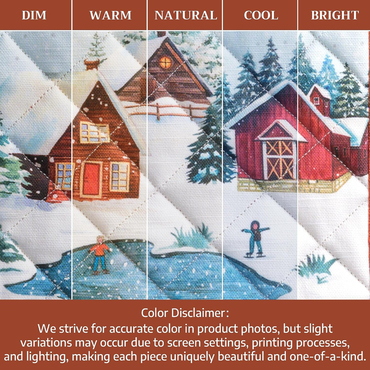 Maison d' Hermine Pot Holders 100% Cotton Potholders (8" x 8") - Colors A