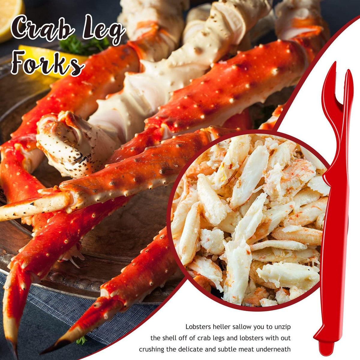 Crab Leg Crackers, Crab Crackers and Tools Set