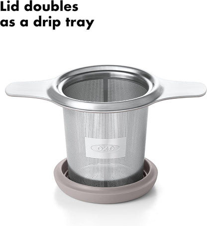 OXO Brew Tea Strainer Basket - Fine Mesh, Stainless Steel