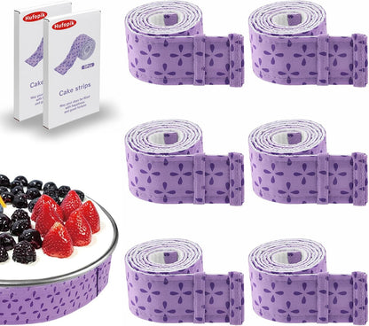 Cake strips for even baking, Baking strips for cake pans, Baking Supplies and Cake leveler
