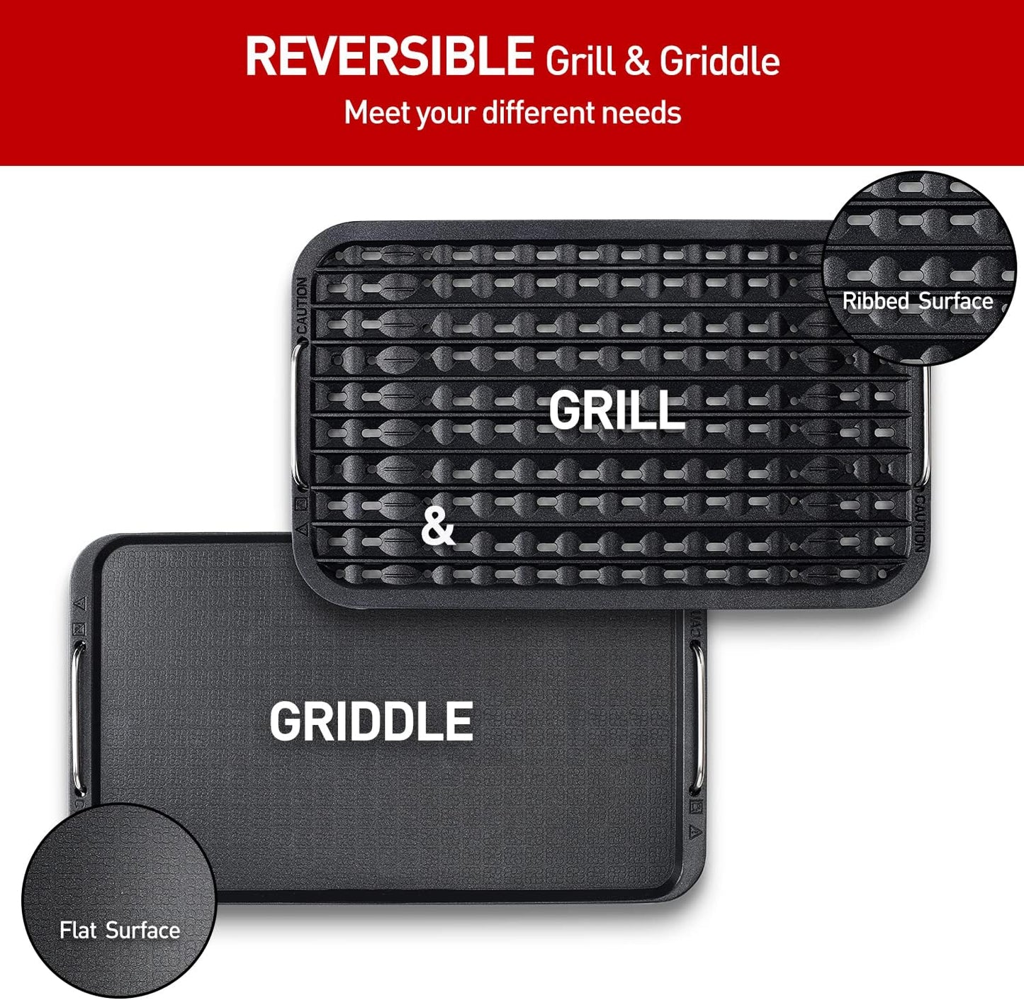 Techwood Indoor Grill Smokeless Grill, Electric Korean BBQ Grill with Glass Lid, Turbo Smoke Extractor Technology, Dishwasher-Safe Drip Tray & Nonstick Grilling Removable Plate, Black, 1500W