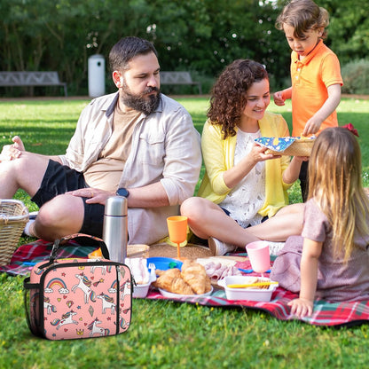 esouler Lunch Box Kids Insulated Lunch Bag for Boys & Girls Durable Children Lunchbox for School with Water Bottle Holder-Black