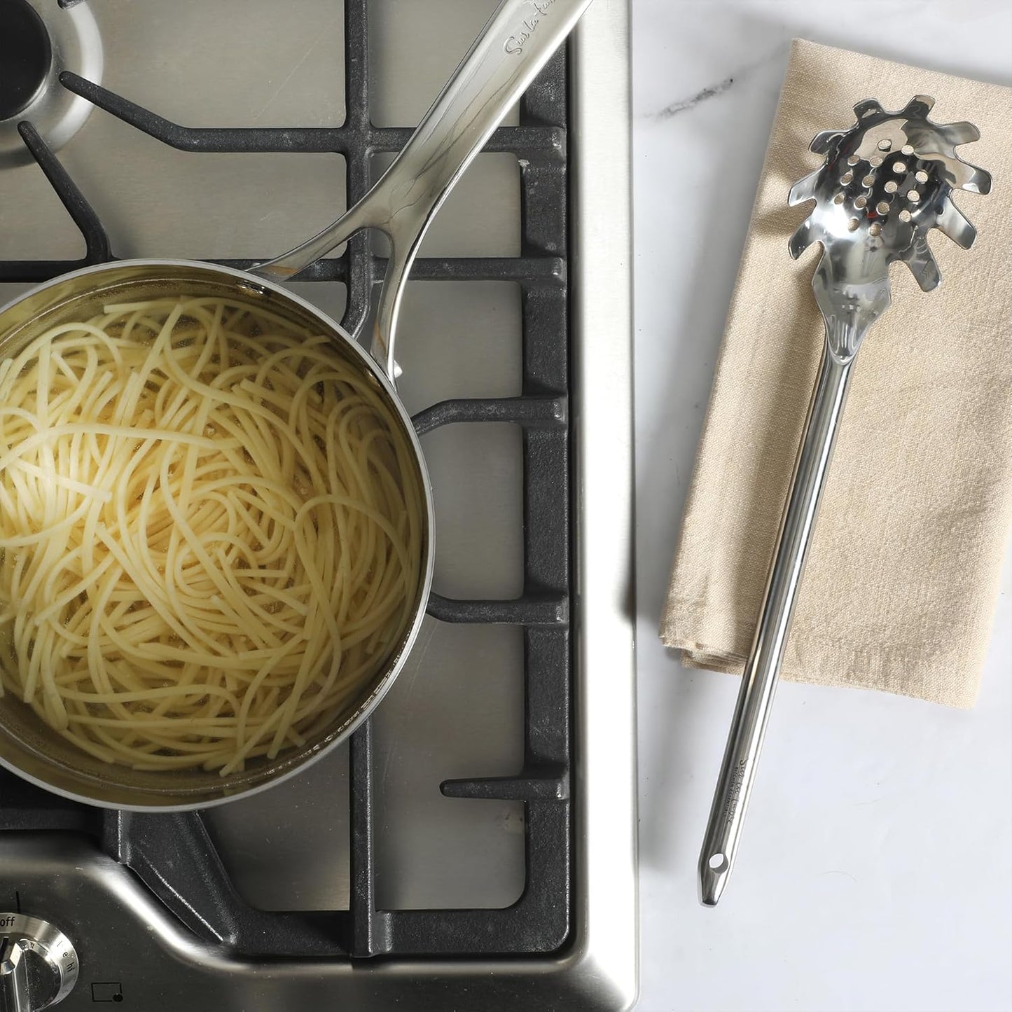 Sur La Table Kitchen Essential Steelhaus 8.5 Inch Stainless Steel Kitchen Tongs
