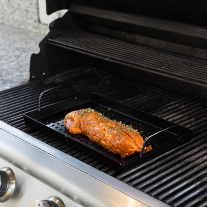 Outset Prep, Grill and Serve Set, Includes Marinating Tub, Non-Stick Grill Grid and Serving Tray