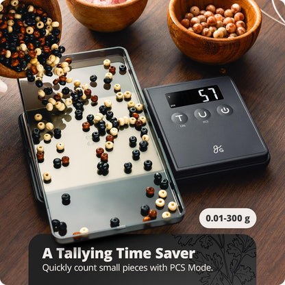 Greater Goods Digital Espresso Scale with 0.1g Precision, 750g Capacity