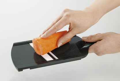 Kyocera Advanced Ceramic Double-edged Mandolin Slicer With Guard, Red