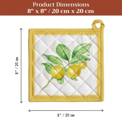 Maison d' Hermine Pot Holders 100% Cotton Potholders (8" x 8") - Colors B