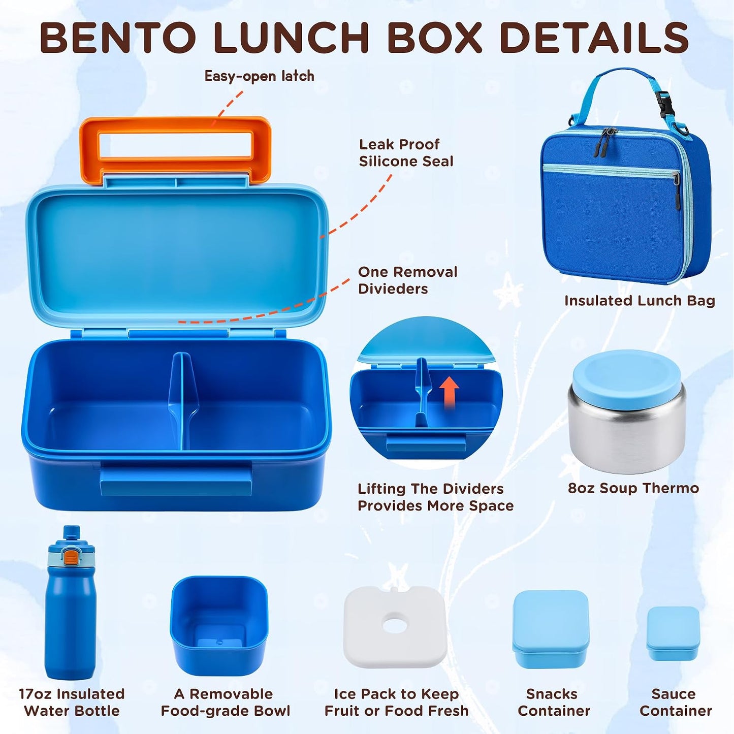 JXXM Bento Lunch Box for Kids With 8oz Thermo, Leakproof Bento Box with with 2 Compartments, Insulated Bottle, Lunch Bag, BPA Free Dishwasher Safe for School Girls Boys (Pink)