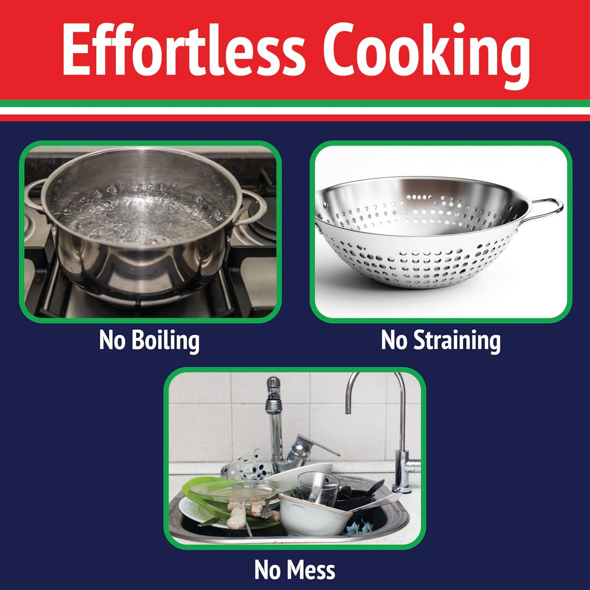 The Original Fasta Pasta Microwave Cooker with Lid & Built-in Strainer-No More Messes, Waiting for Water to Boil, or Sticky Noodles-Perfect Al Dente Pasta Every time- Patented Design, It Really Works