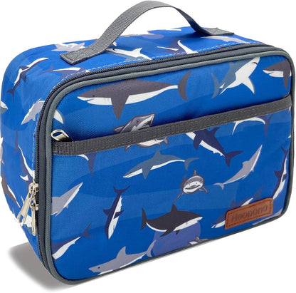 Kulle Space Lunch Box for Kids, Insulated Lunch Bag for Boys, Large Capacity Thermal Tote for School, Office, Daycare - Rocket Design, Washable & Leakproof