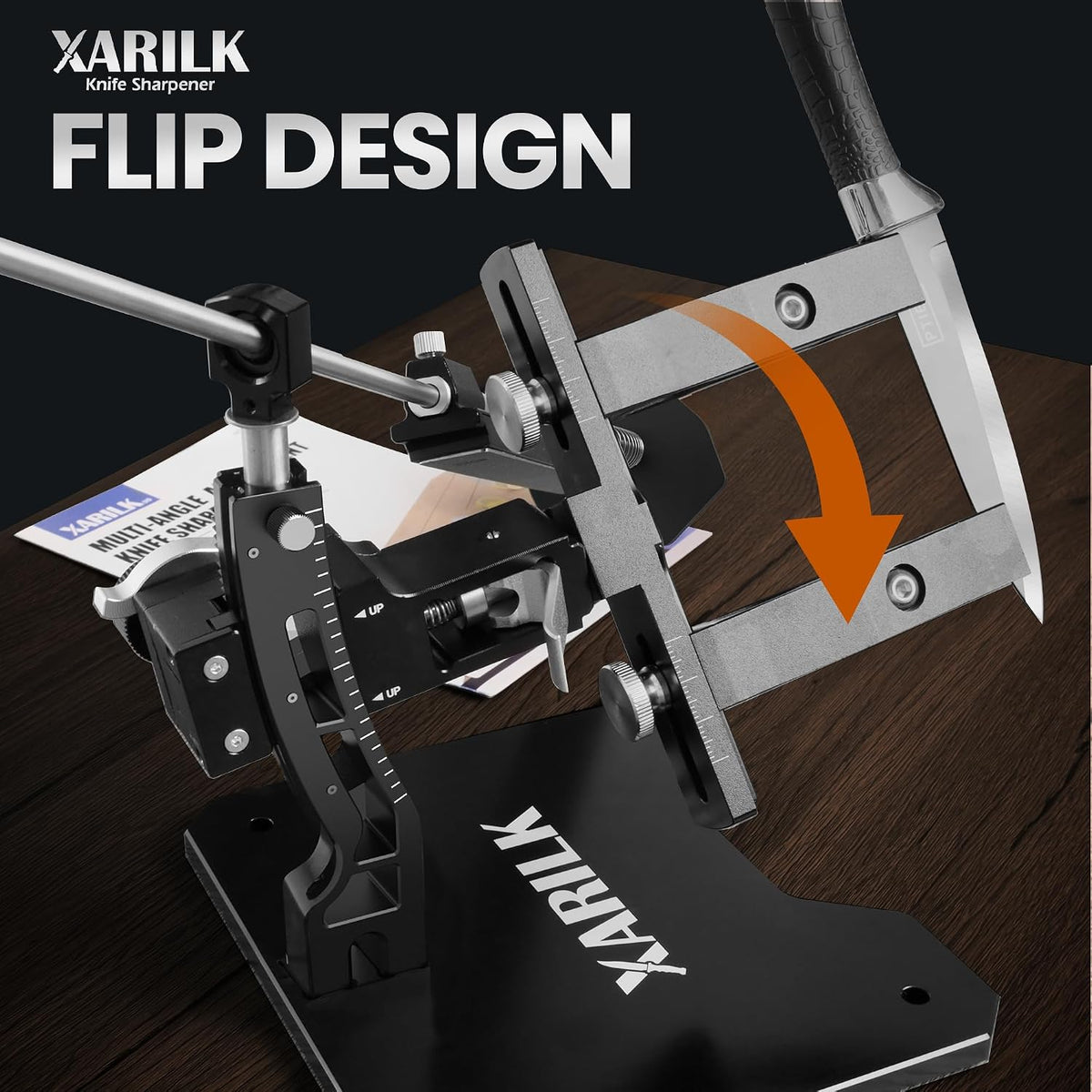 Foldable Knife Sharpening System, Portable Design