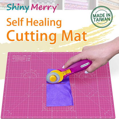 Self Healing Cutting Mat A3 12"x 18" Double Sided Pink Mat