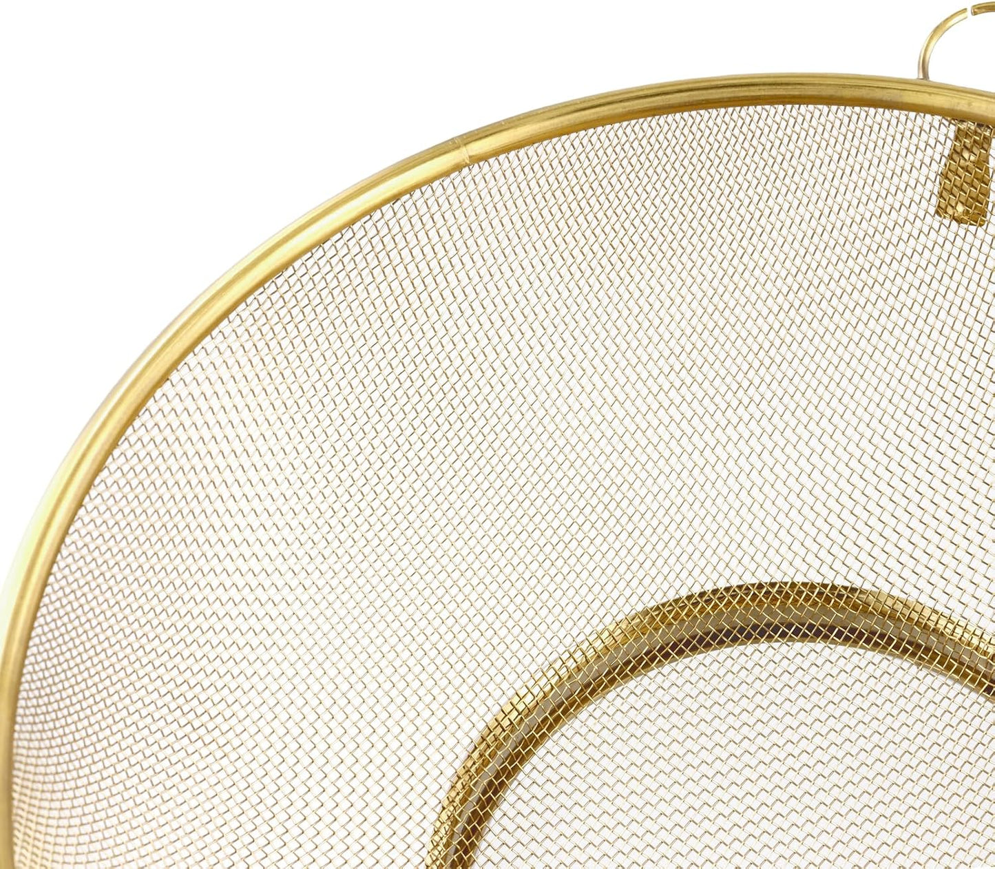 6 PCS Gold Stainless Steel Colander Set, 1.2Qt 2Qt and 3Qt Capacity Rice Washing Strainers with Metal Mixing Bowls Basin for Pasta Straining, Fruit Washing, Vegetable Draining