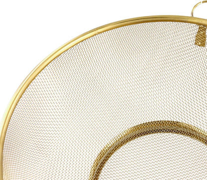 6 PCS Gold Stainless Steel Colander Set, 1.2Qt 2Qt and 3Qt Capacity Rice Washing Strainers with Metal Mixing Bowls Basin for Pasta Straining, Fruit Washing, Vegetable Draining