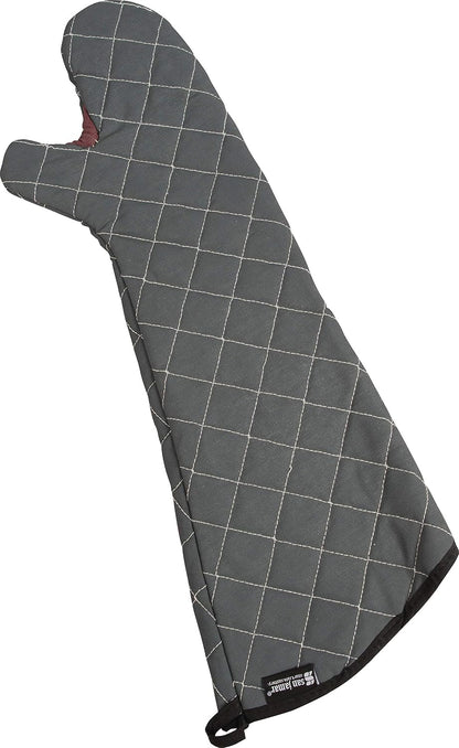 Oven Mitts, San Jamar BestGuard, Professional Grade, 15", Pair, Black