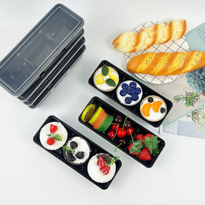 50pcs 16oz Meal Prep Containers with 3 Compartments with lids, Premium Disposable Plastic Bento Boxes, Stackable Food Containers Travel Snack, Dessert, Lunch Boxes for Office, Picnic, Microwave Safe