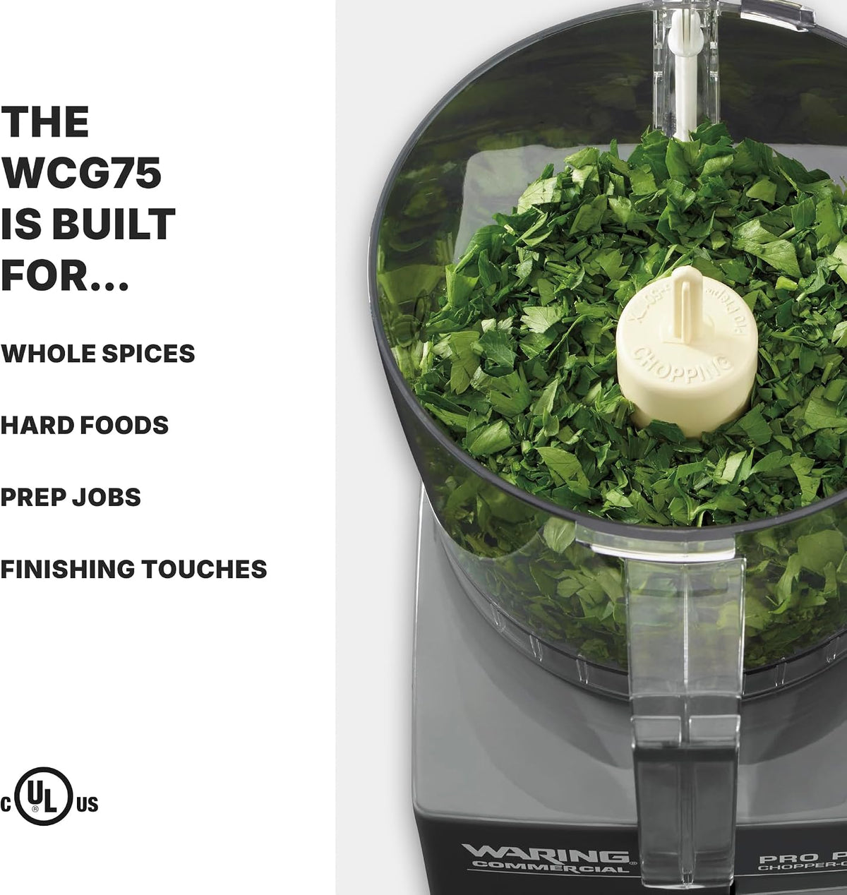 Waring Electric Spice Grinder with 1.5-Cup Capacity