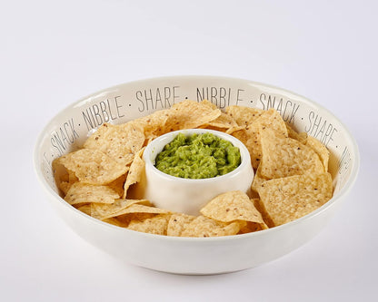 Mud Pie Circa Chip And Dip Bowl Set