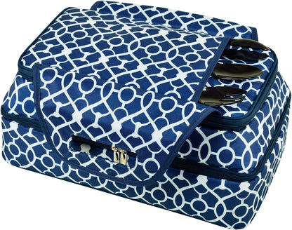 Picnic at Ascot Original Insulated Double Layer Thermal Food and Casserole Carrier- keeps Food Hot or Cold- Designed & Quality Approved in the USA