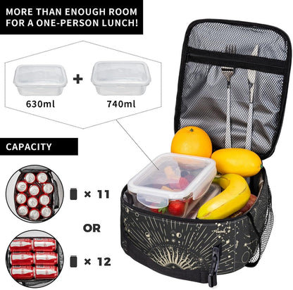 Purple Axolotl Lunch Box Lunch Box Reusable Insulated Totes Lunch Bag Thermal Cooler For Boy Girls School Men Women Beach Picnic Travel