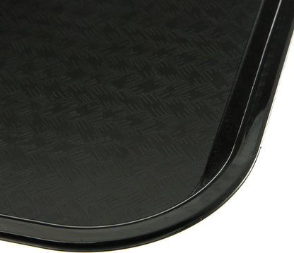 Carlisle FoodService Products Café Cafeteria Tray, Fast Food Tray for Restaurant or Commercial Use, 14" x 18", 1 Count, Black