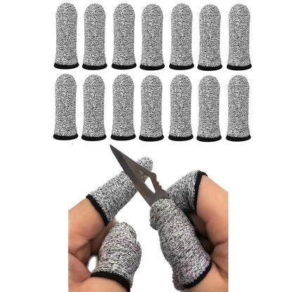 14Pcs Anti-Cut Finger Heavy Reusable Safety Protector Covers for Work -