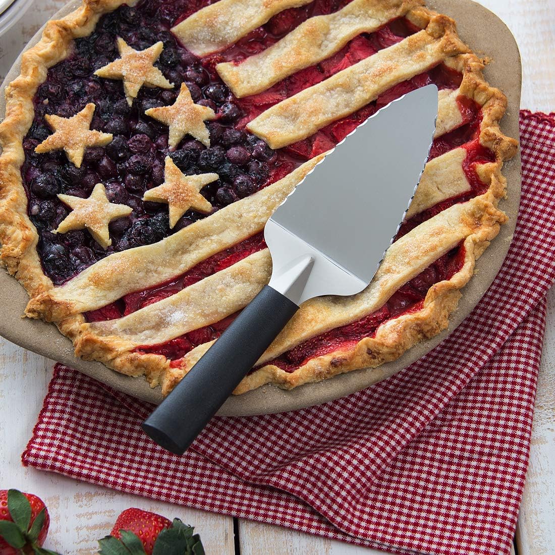 Rada Cutlery Serrated Pie Server (R120), Silver