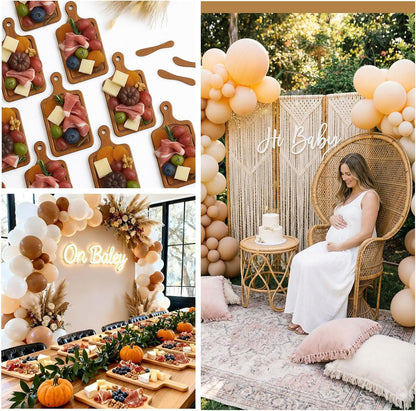 Nuenen 50 Pcs Mini Wooden Charcuterie Board Bulk, Small Wood Cutting Board for Crafts Laser Engraving with Knives Organza Bags Wedding Baby Shower Favors Gift (Square,Bamboo Color)