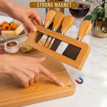 Personalized Bamboo Charcuterie Board Set with Accessories – Custom Large Serving Tray with Knives for Wedding, Anniversary, Bridal Shower, Women, Housewarming, Engagement, Couples, Mother’s Day Gifts