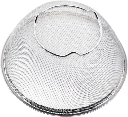 Stainless Steel Mesh Strainer Basket 7in Kitchen Rice Strainer Salad Bowl