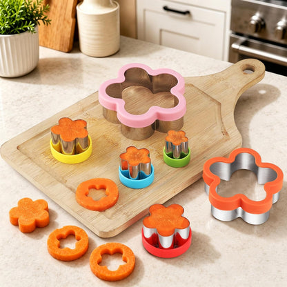 laxizar 10 Pcs Round Cookie Cutters Set Stainless Steel Biscuit Cutter
