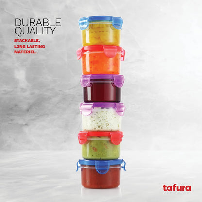 Tafura 10 Pack Leakproof Freezer Containers for Food with Twist Top Lids - 32 Oz BPA Free Reusable Plastic Soup Containers with Screw On Lids - Ideal for Meal Prep, Leftovers & Pantry Organization