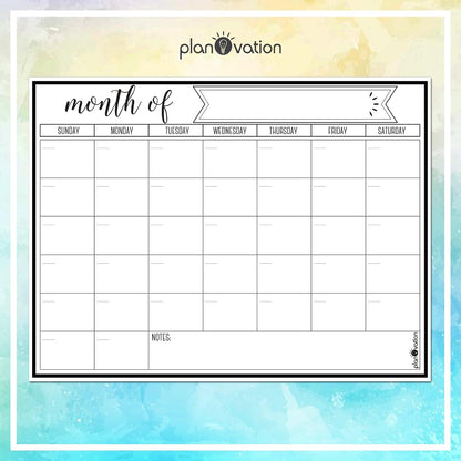 Magnetic Calendar for Refrigerator - Magnetic Dry Erase Calendar for Kids, Teens & Adults, Monthly and Weekly Planner Whiteboard - 12 x 16in (Grey)